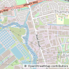 Map of Barking, Essex