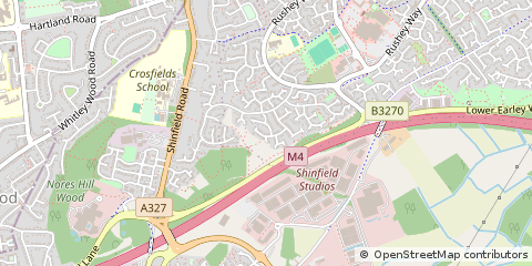 Map of Reading, Berkshire
