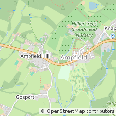 Map of Romsey, Hampshire