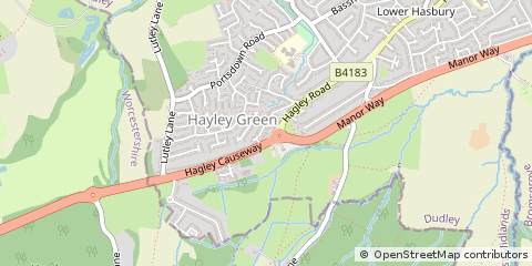 Map of Halesowen