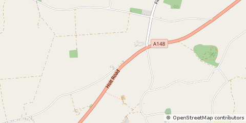 Map of Fakenham, Norfolk