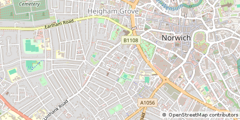 Map of Norwich