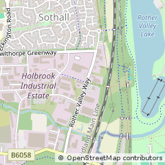 Map of Sheffield, South Yorkshire