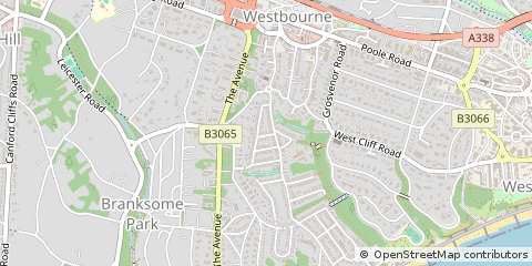 Map of Bournemouth