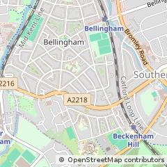 Map of London, Lewisham