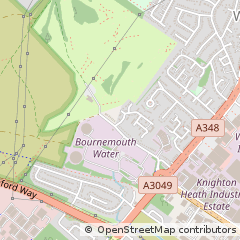 Map of Poole, Dorset