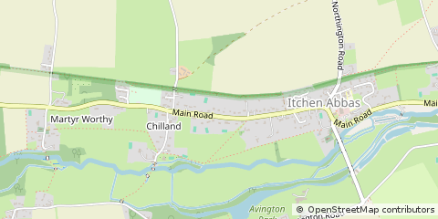 Map of Winchester, Hampshire