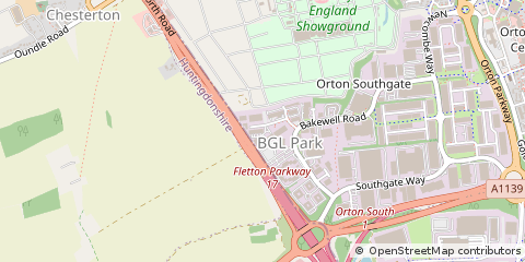 Map of Peterborough, Cambridgeshire