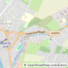Map of Bourne END