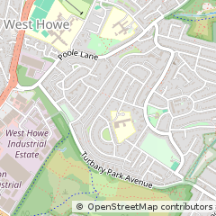 Map of Bournemouth, Dorset