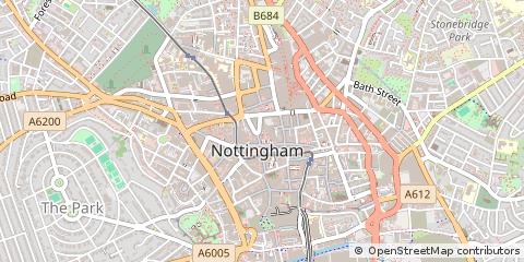 Map of Nottingham