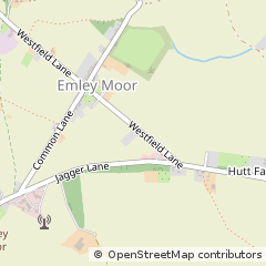 Map of Huddersfield, West Yorkshire