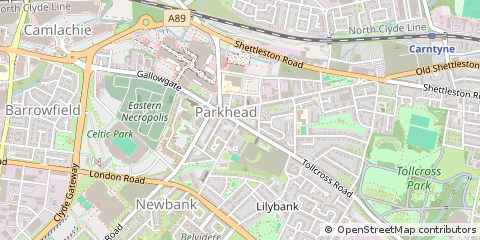 Map of Glasgow