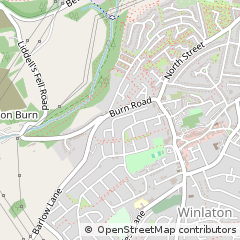 Map of Winlaton, Tyne & Wear