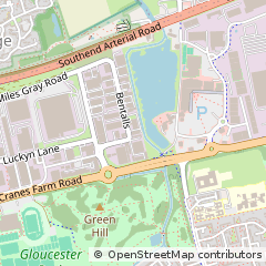 Map of Basildon, Essex