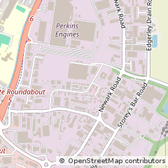 Map of Peterborough, Cambridgeshire