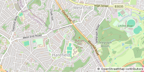 Map of Southampton, Hampshire