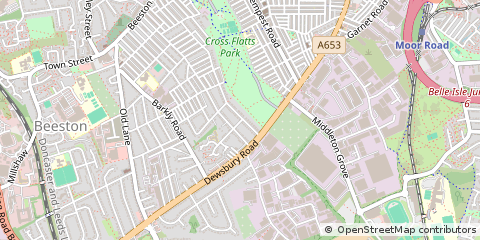 Map of Leeds