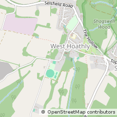 Map of West Hoathly, West Sussex