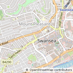 Map of Swansea