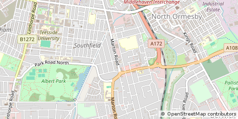 Map of Middlesbrough