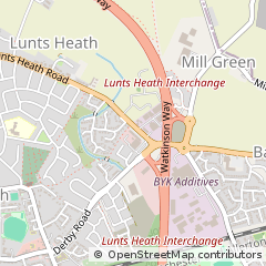 Map of Widnes, Cheshire