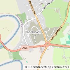 Map of Darlington, Co. Durham