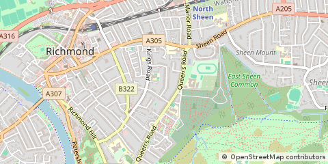 Map of Surrey