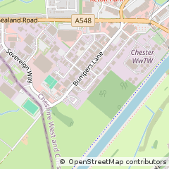 Map of Chester, Cheshire