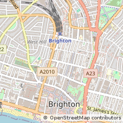 Map of Brighton, East Sussex