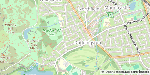 Map of Edinburgh, Lothian