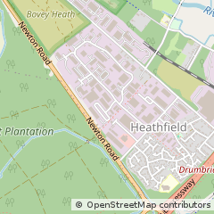 Map of Newton Abbot, Devon
