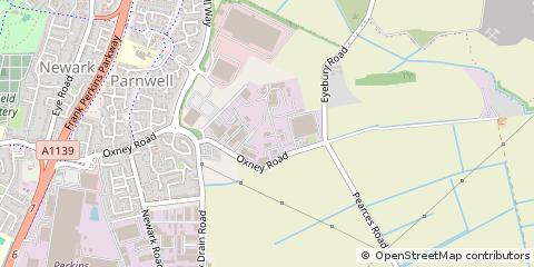 Map of Peterborough