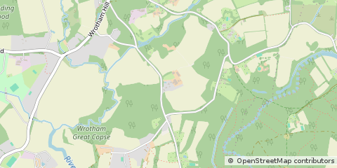 Map of Godalming, Surrey