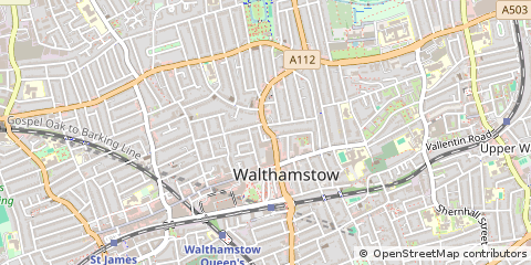 Map of Walthamstow, London