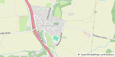 Map of Wetherby, West Yorkshire