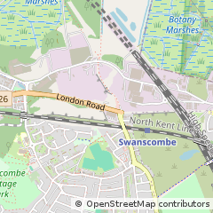 Map of Dartford, Kent