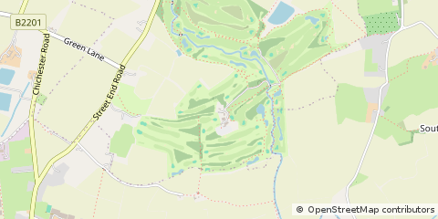 Map of Chichester, West Sussex