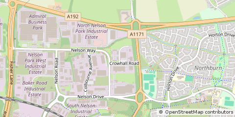 Map of Cramlington