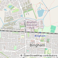 Map of Nottingham, Nottinghamshire