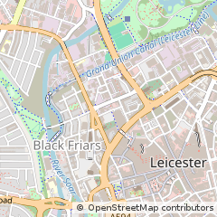 Map of Leicester