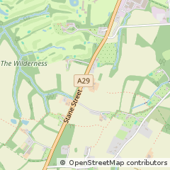 Map of Horsham, West Sussex