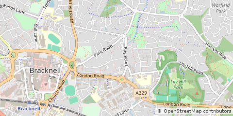 Map of Bracknell