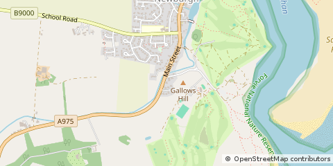 Map of Newburgh, Aberdeenshire