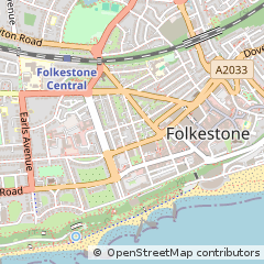 Map of Folkestone