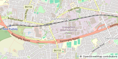 Map of Pudsey