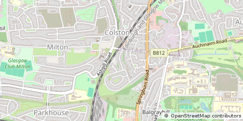 Map of Glasgow