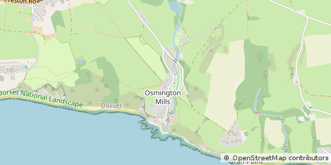 Map of Weymouth, Dorset