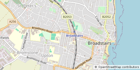 Map of Broadstairs, Kent
