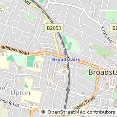 Map of Broadstairs, Kent
